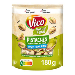 Vico Natur' & bon Pistaches grillées non salées 180g