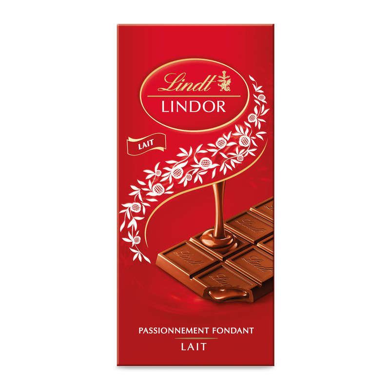 Lindt Lindor Tablette Chocolat Lait 150g