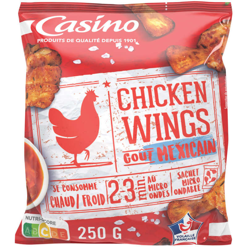 Casino Chicken Wings Goût Mexicain 250G