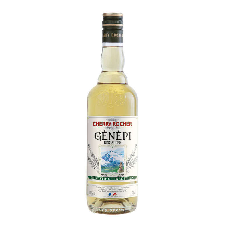 Cherry Rocher Génépi des Alpes 40° 70cl
