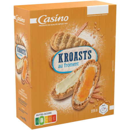 Casino Kroast - Petits pains suédois - Froment - 225g