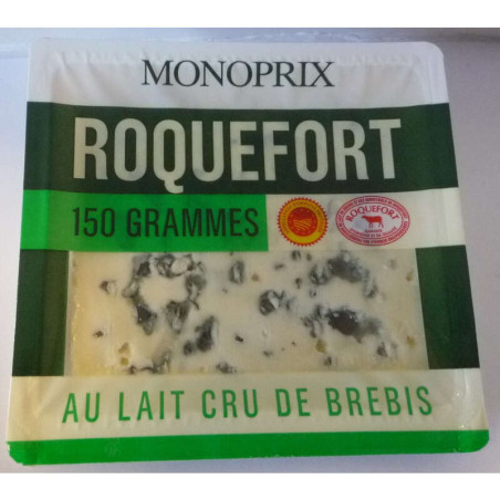 Monoprix Fromage Roquefort AOP le paquet de 150g