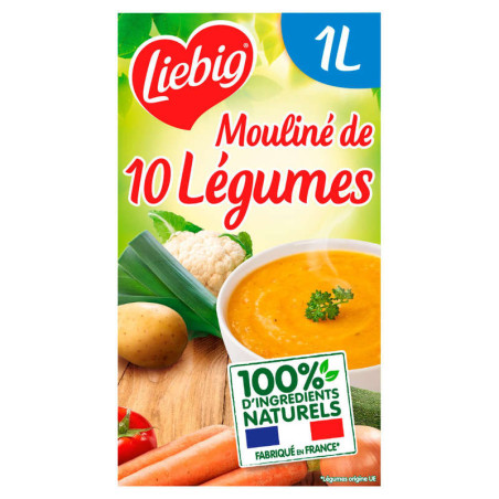 Mouliné de 10 légumes variés