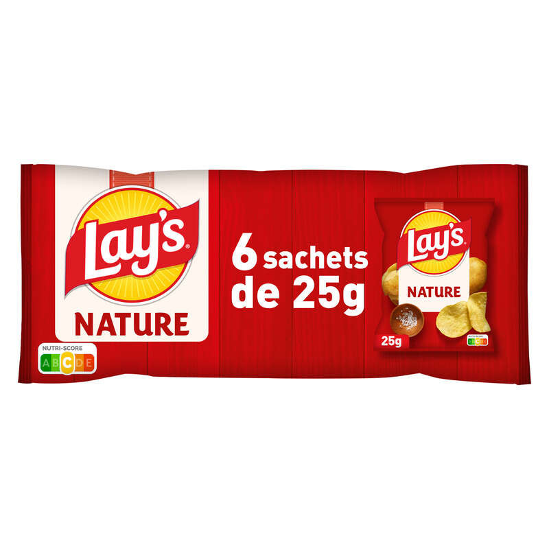 Lay's Chips Multipack Nature 6x25g
