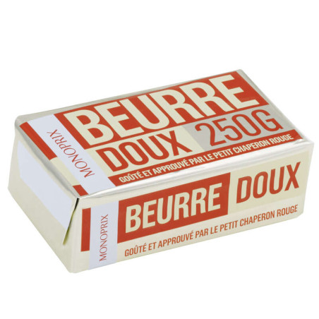 Monoprix Beurre doux 250g