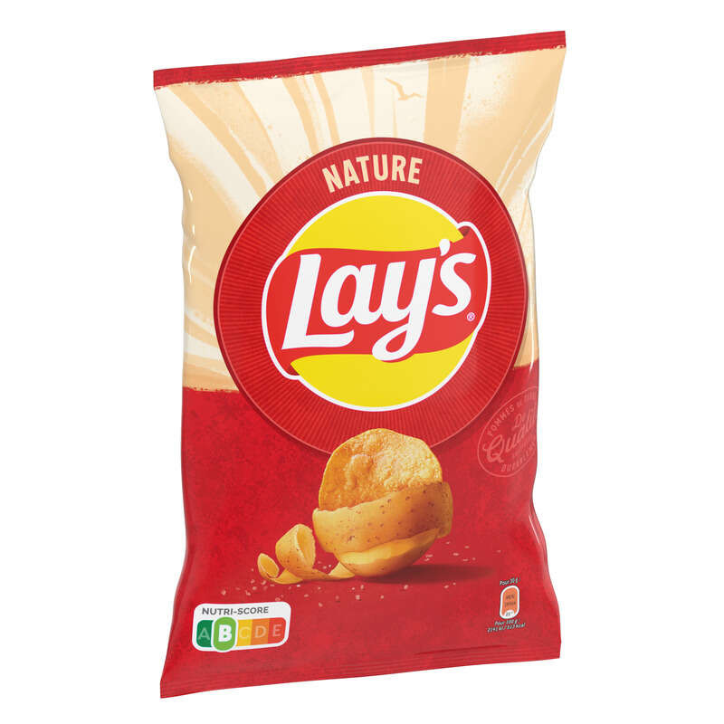 Lay’s Chips Nature -25% de Sel sans Huile de Palme 145g