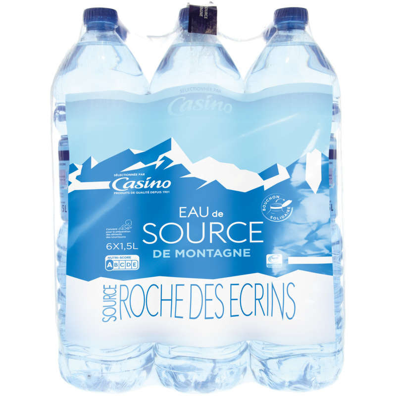 Casino Eau de source de Montagne - 6x1