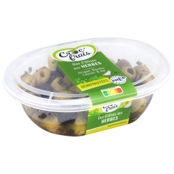 Croc'Frais Olives Dénoyautées Aux Herbes 200g