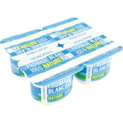 Monoprix Fromage Blanc 3% nature 4x100g