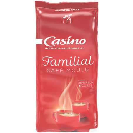 Familial - Corsé et généreux - Café moulu