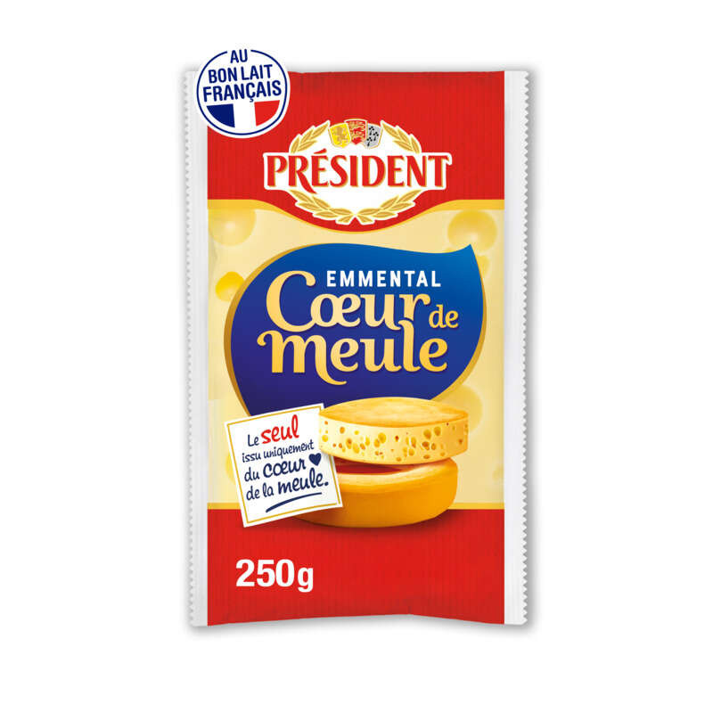 Président Emmental Cœur De Meule Portion 250g