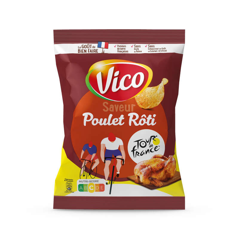 Vico Chips Saveur Poulet Rôti 125g