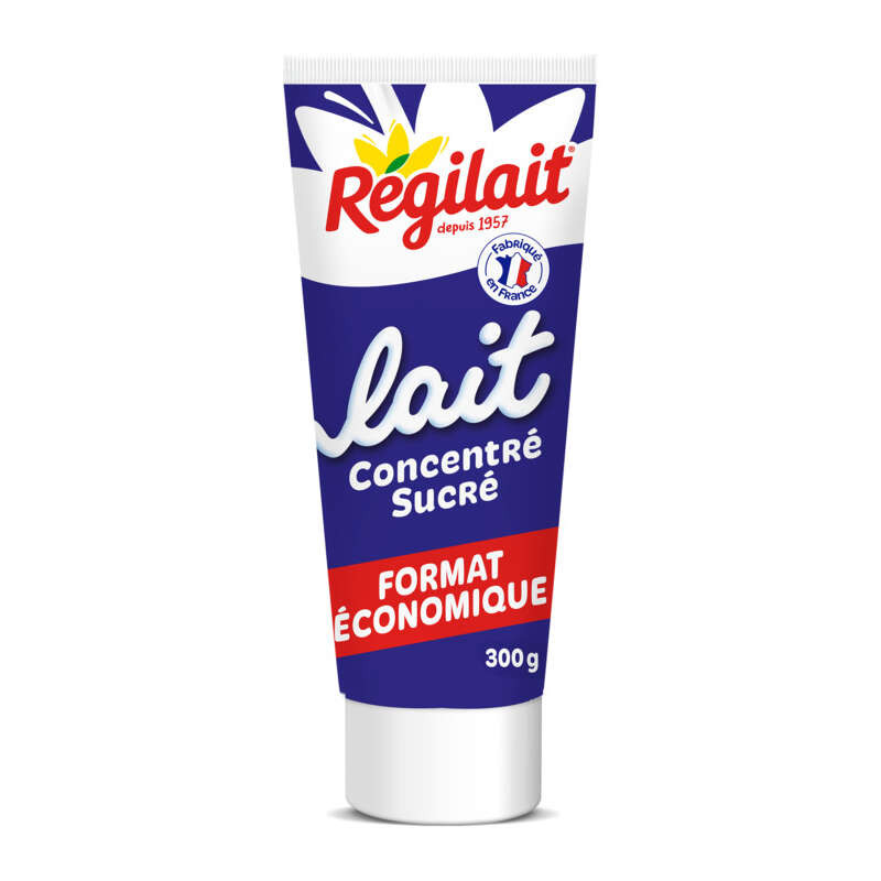 Régilait Lait Concentré Sucré Entier Tube 300g