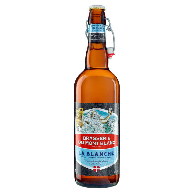 Brasserie du Mont Blanc Bière blanche artisanale 75cl