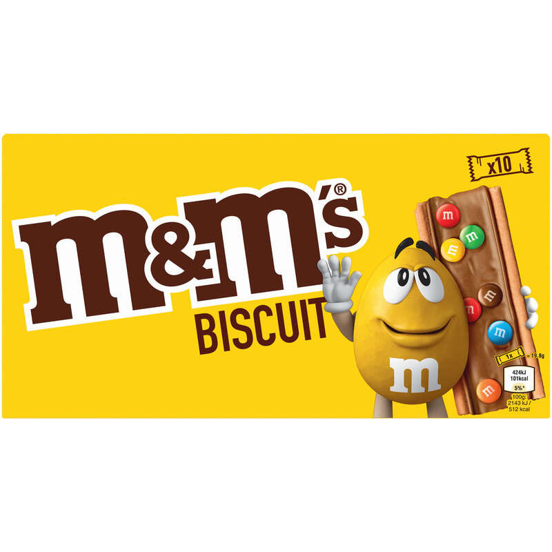 M&M's Biscuits nappage Chocolat au lait & M&M's mini 198g