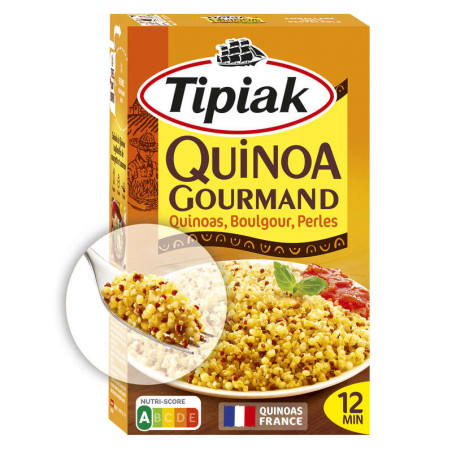 Tipiak Quinoa Gourmand 3 Quinoas & Blé Tendre 400g