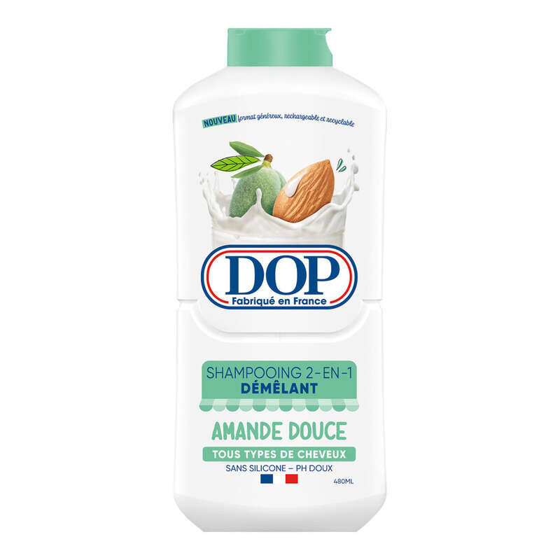 DOP Shampooing 2in1 Démêlant Amande Douce 480ml