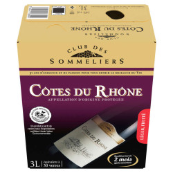 Club des Sommeliers Côte du Rhône Rouge 3L
