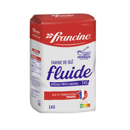 Farine de blé fluide