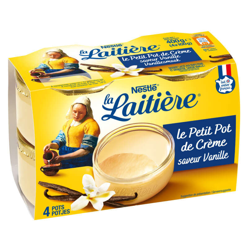 La Laitière Crème Dessert vanille 4x100g