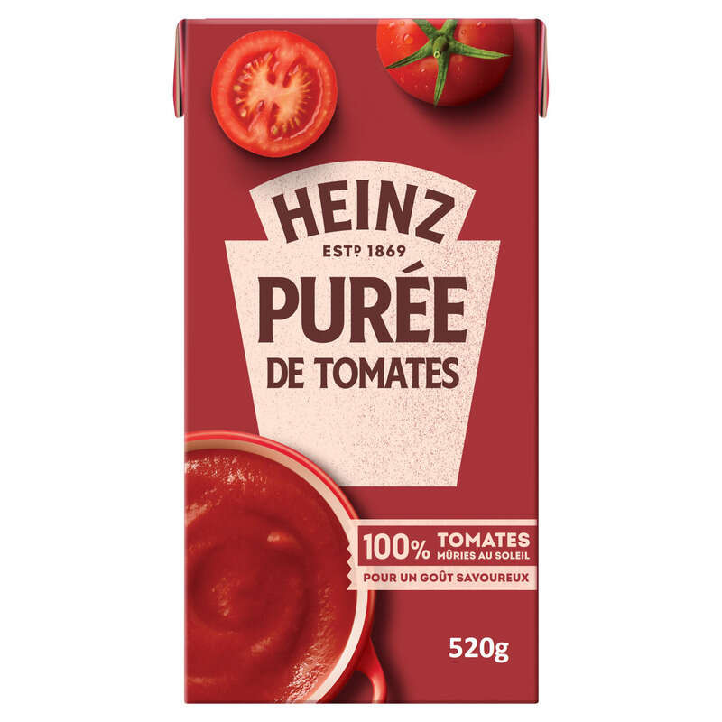 Heinz Purée de tomates 520g