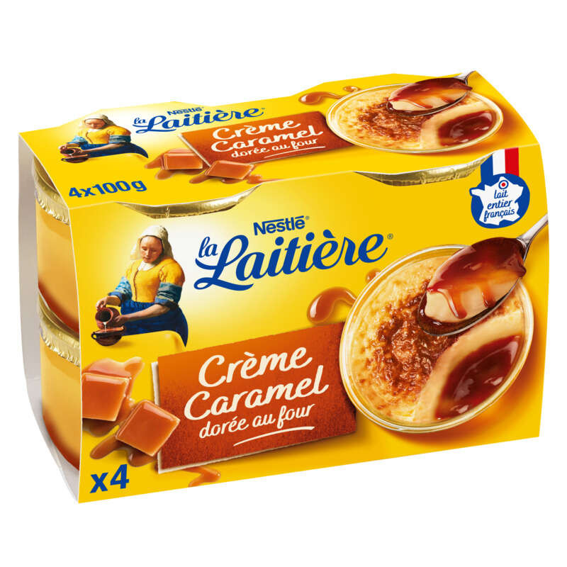 La Laitière Crème caramel 4x100g