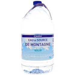 Casino Eau de source de montagne - Plate - 5l