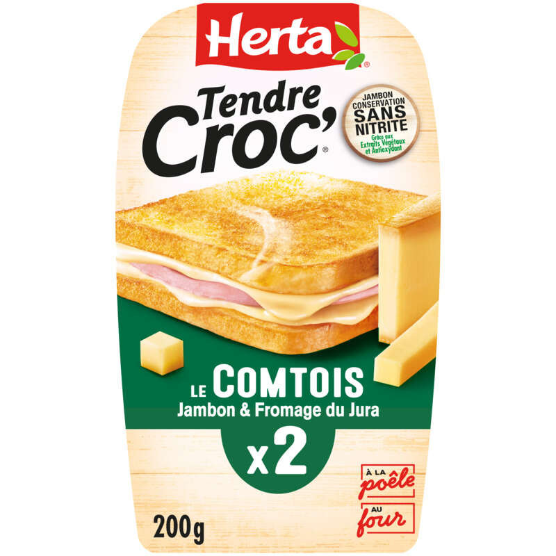 Herta Tendre Croc' Comté Jambon 200g