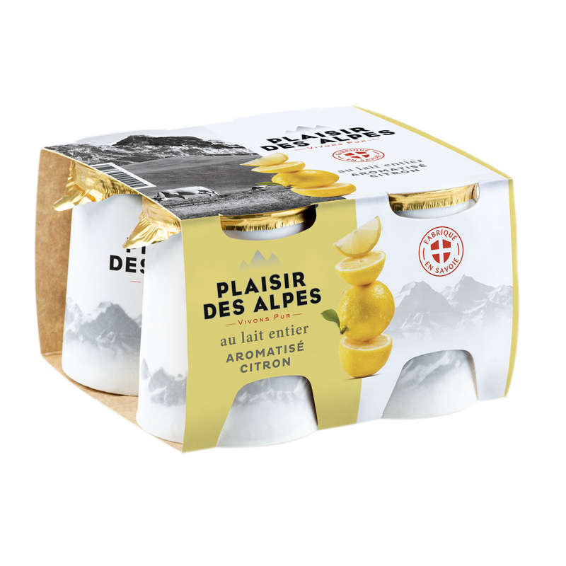 Savoie Yaourt Yaourt saveur citron 4x125g