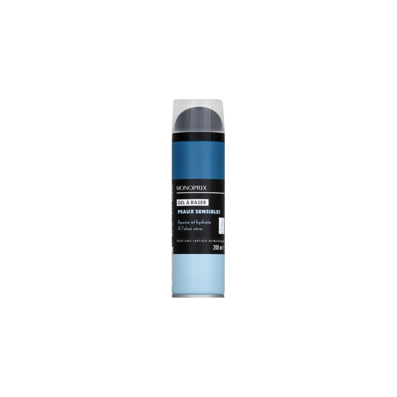 Monoprix Gel De Rasage Peaux Sensibles Hydratation 200ml