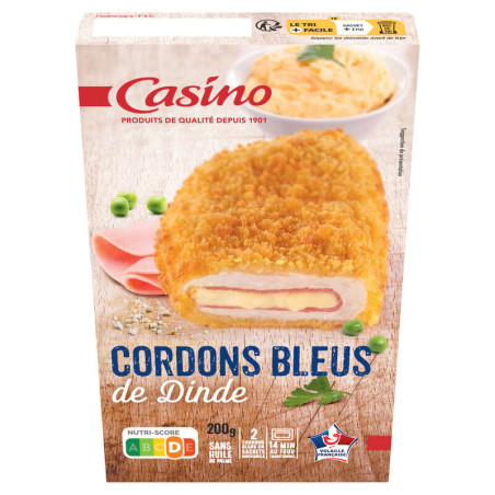 Casino Cordons bleus de dinde x2 - 200g