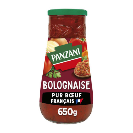 Panzani Sauce bolognaise pur bœuf 650g