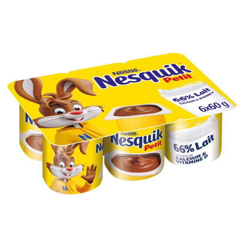 Nesquik Crème Dessert Pour Enfants Chocolat 6x60g