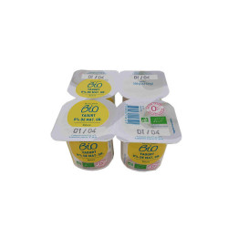 Monoprix Bio Yaourt nature 0% Le pack de 4x125g