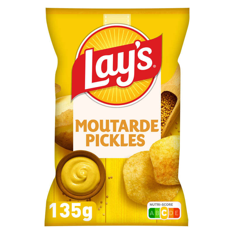Lay's Chips Saveur Moutarde pickles 135g