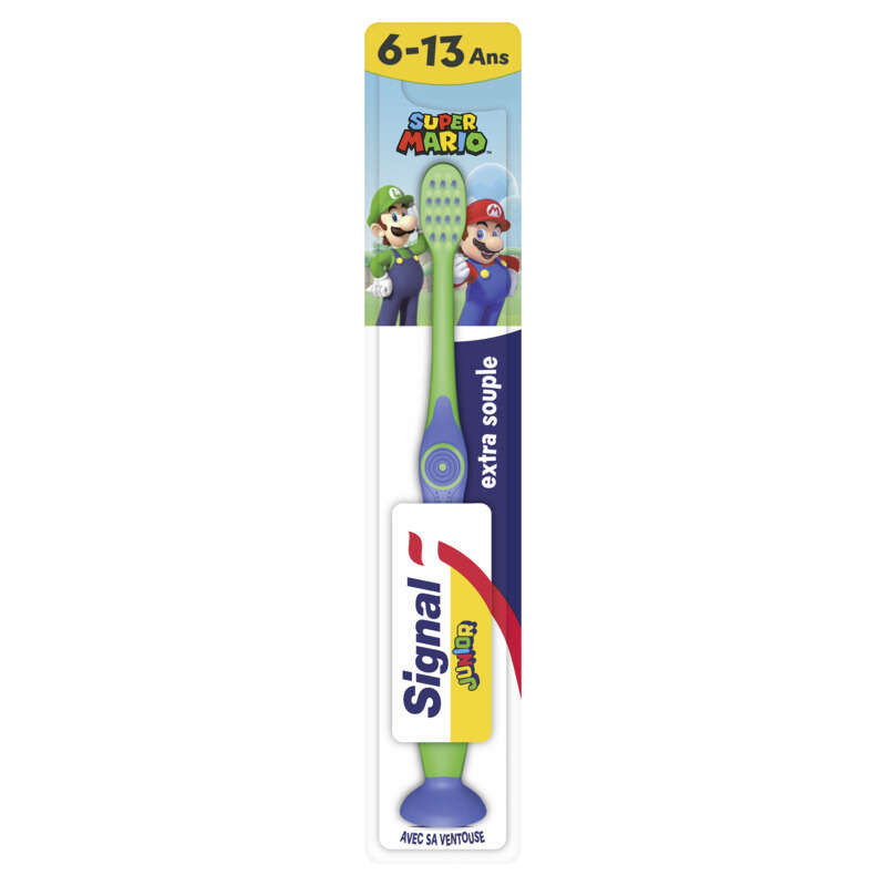 Signal Brosse à Dents Mario Junior 6-13 ans x1