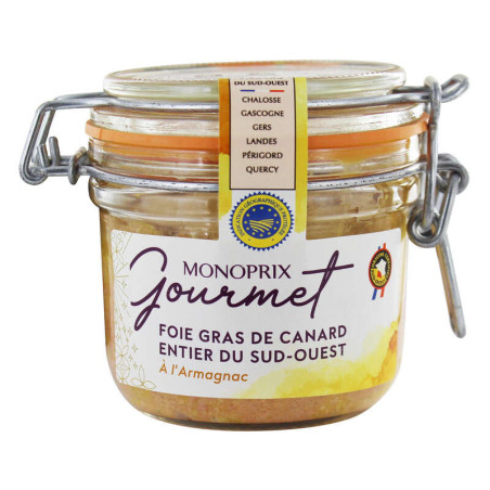 Monoprix Gourmet Foie Gras Armagnac 180g