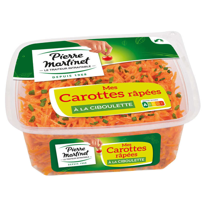Pierre Martinet "Mes Carottes Râpées" à la Ciboulette 300g