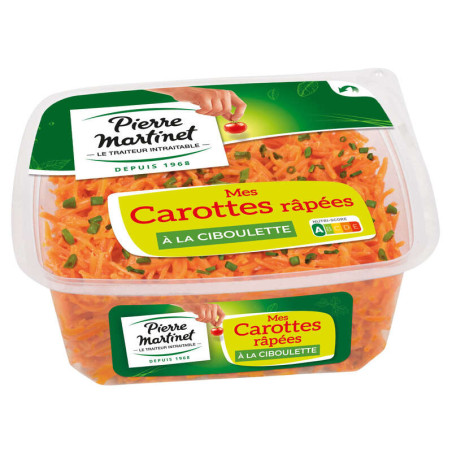 Pierre Martinet "Mes Carottes Râpées" à la Ciboulette 300g