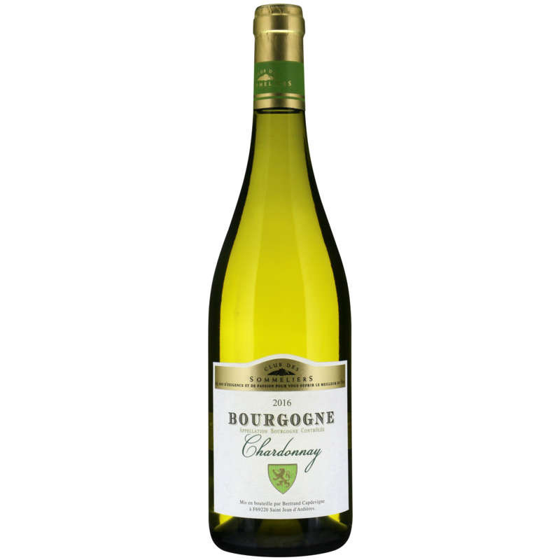 Club Des Sommeliers Chardonnay - Bourgogne - Vin blanc - 75cl