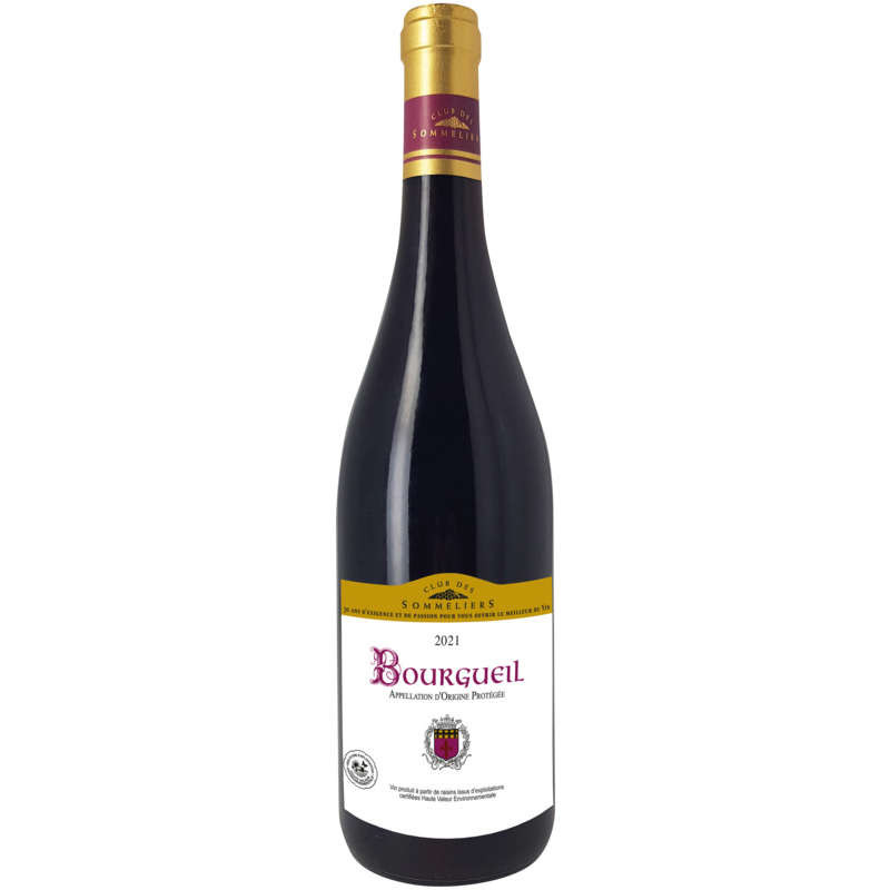 Club Des Sommeliers Bourgueil - Val de Loire - Vin rouge - 75cl
