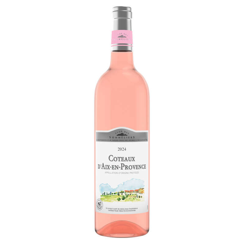 Club des sommeliers Coteaux aix-en-provence rosé 75cl