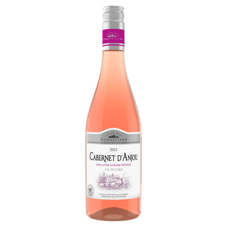Club des Sommeliers Cabernet d'Anjou - Val de Loire - Vin rosé - 75cl