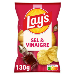 Lay's Chips Saveur Sel et Vinaigre 130g