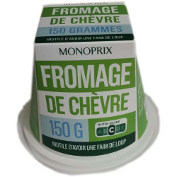 Monoprix Fromage de chèvre 150g