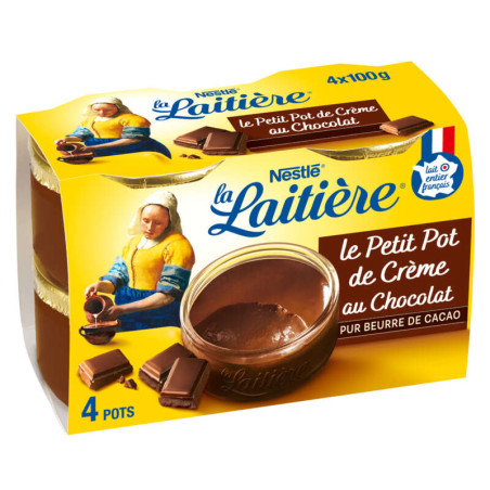 La Laitière Crème Dessert chocolat 4x100g