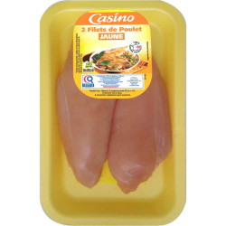 Casino filet de poulet jaune x2 - 280g