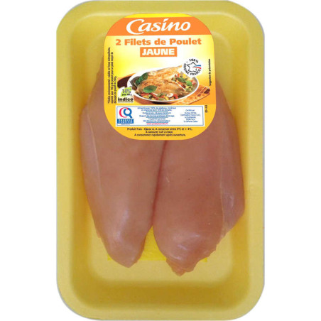 Casino filet de poulet jaune x2 - 280g
