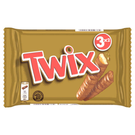 Twix Barre Chocolat & caramel x3 150g