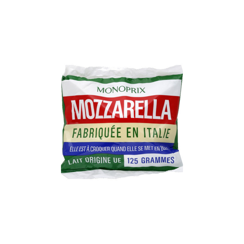 Monoprix Mozzarella le sachet de 125g